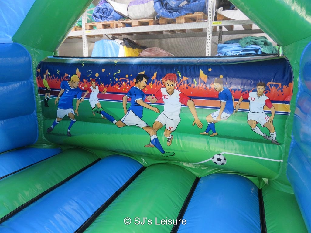 Inflatable Beat The Goal Keeper - Bouncy Castle Hire and soft play