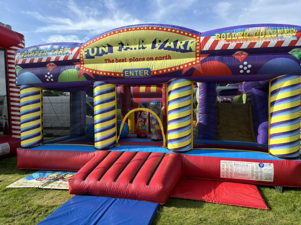 Fun Fair Activity bouncer at Azenta Life Sciences, Irlam